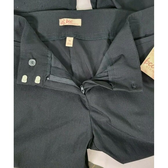 BCC Women's Millennium Pull-On Pants size 10 black - Picture 3 of 7